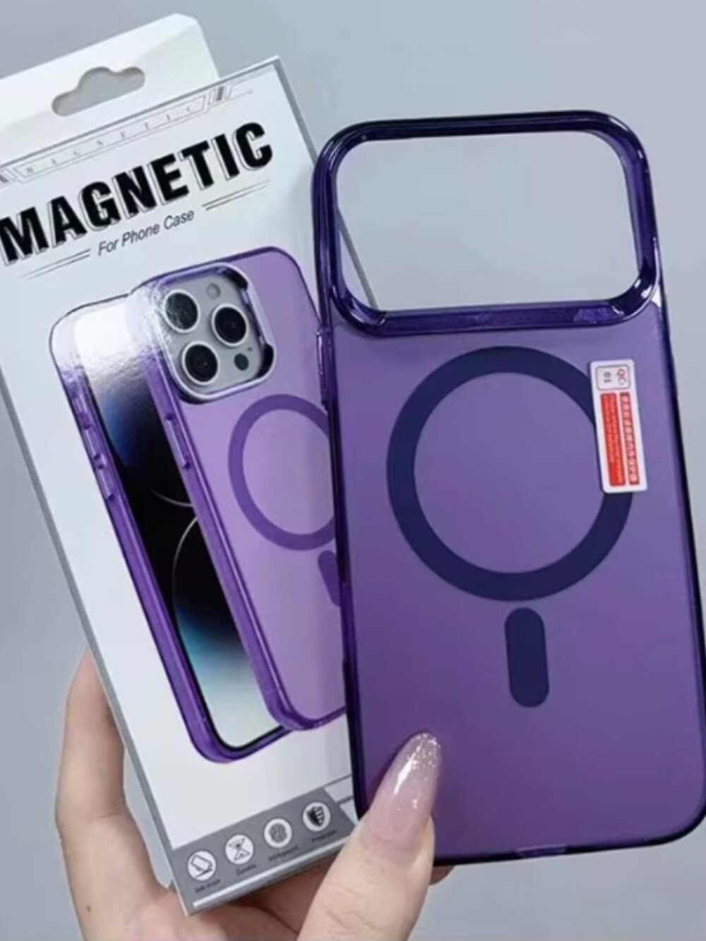 iPhone 17 Pro Max Case with Magnetic Wireless Charging Shockproof